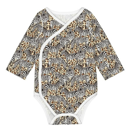 Matuu Zebra for Baby Long-Sleeve Bodysuit Soft Cotton Comfortable and Breathable Perfect for Newborns and Infants
Matuu Zebra for Baby Long-Sleeve Bodysuit Soft Cotton Comfortable and Breathable Perfect for Newborns and Infants