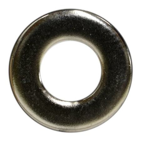 #10 x 7/32 x 1/2 Polished 18-8 Stainless Steel SAE Flat Washers (15 pcs.)