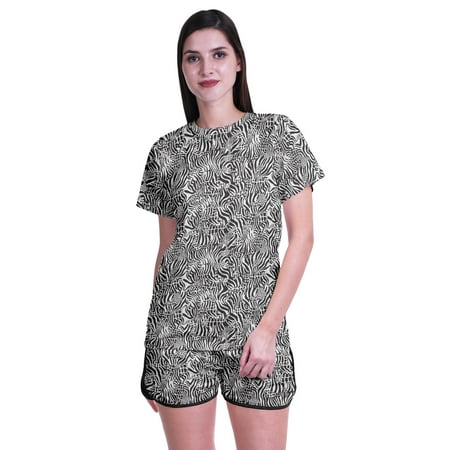 Moomaya Womens Printed Tee and Shorts Pajama Set PJs Short Sleeve Sleepwear Nightwear S-XXL
Moomaya Womens Printed Tee and Shorts Pajama Set PJs Short Sleeve Sleepwear Nightwear S-XXL