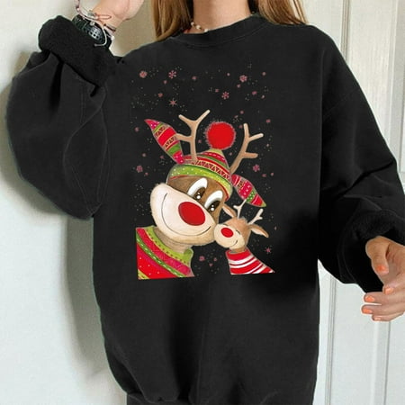 Aueoeo Dressy Sweatshirts for Women Womans Sweatshirt Women Fashion Casual Christmas Print Long Sleeve Tops Hoodless Sweatshirts
Aueoeo Dressy Sweatshirts for Women Womans Sweatshirt Women Fashion Casual Christmas Print Long Sleeve Tops Hoodless Sweatshirts