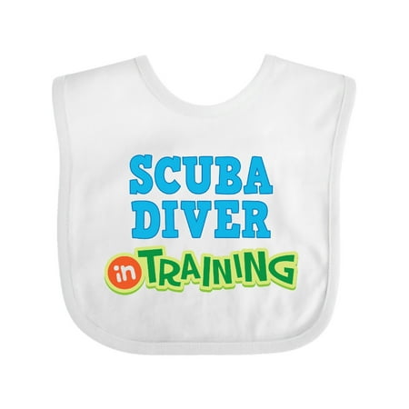 Inktastic Scuba diver in Training Gift Baby Boy or Baby Girl Bib
