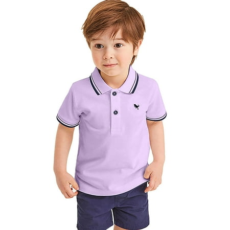 LIhncine Kids Short Sleeve Polo Shirt Cotton Knit Polo T-shirt for Boy Girl Toddler Baby
LIhncine Kids Short Sleeve Polo Shirt Cotton Knit Polo T-shirt for Boy Girl Toddler Baby