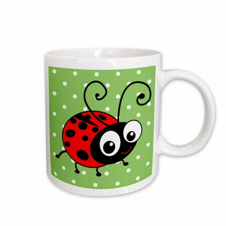 3dRose Cute ladybug green polka dot design - kawaii happy red and black spots ladybird cartoon lady bug Ceramic Mug 11-ounce
3dRose Cute ladybug green polka dot design - kawaii happy red and black spots ladybird cartoon lady bug Ceramic Mug 11-ounce