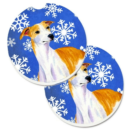 Carolines Treasures LH9283CARC Whippet Winter Snowflakes Holiday Set of 2 Cup Holder Car Coasters Large multicolor
Carolines Treasures LH9283CARC Whippet Winter Snowflakes Holiday Set of 2 Cup Holder Car Coasters Large multicolor