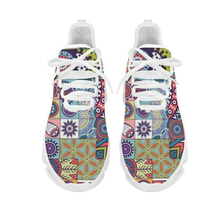 New Trend Mandala Pattern Shoes for Women Outdoor Travel Shock Absorption Walking Footwear Comfortable Soft Sneakers
New Trend Mandala Pattern Shoes for Women Outdoor Travel Shock Absorption Walking Footwear Comfortable Soft Sneakers