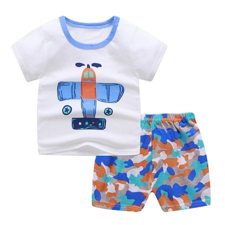 0-5Y Toddler Kids Baby Boys Girls Short Sleeve Cartoon Prints Tops T-shirt Pants Outfits Set
0-5Y Toddler Kids Baby Boys Girls Short Sleeve Cartoon Prints Tops T-shirt Pants Outfits Set