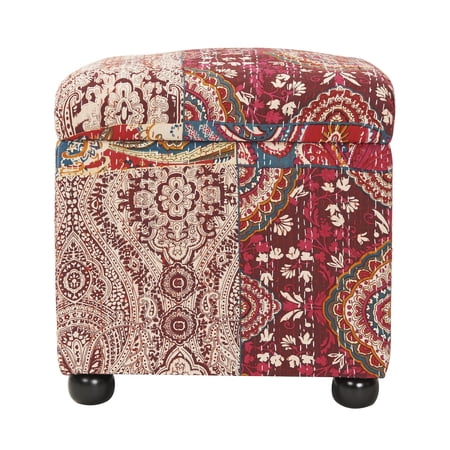 Jennifer Taylor Home, Jacob Storage Ottoman, Bombay