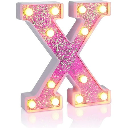 Pink letter light with flashing proposal romantic confession modeling light wedding night light arrangement light(X)
Pink letter light with flashing proposal romantic confession modeling light wedding night light arrangement light(X)
