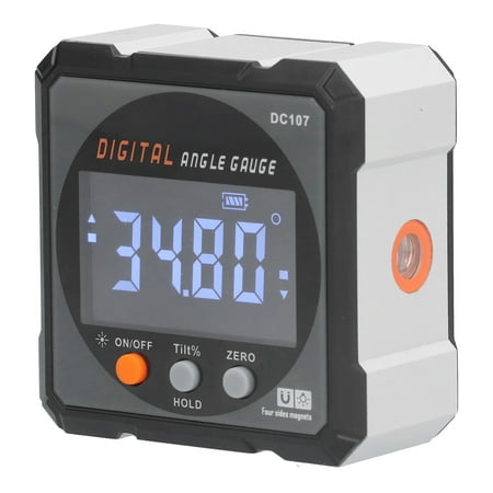Digital Angle Finder ±0.2° Angles Meter LCD Display For Carpenters For Decorating For Construction Working For Designers For Maintenance
Digital Angle Finder ±0.2° Angles Meter LCD Display For Carpenters For Decorating For Construction Working For Designers For Maintenance