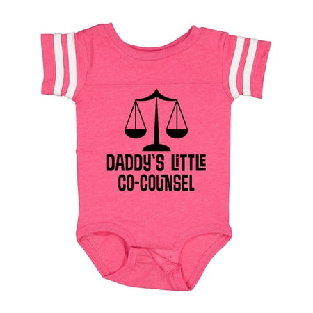 Inktastic Daddy Little Co Counsel Lawyer Gift Baby Boy or Baby Girl Bodysuit
