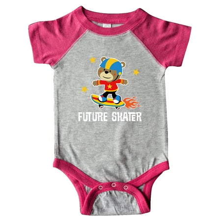 Inktastic Skateboard Future Skater Gift Baby Boy Bodysuit