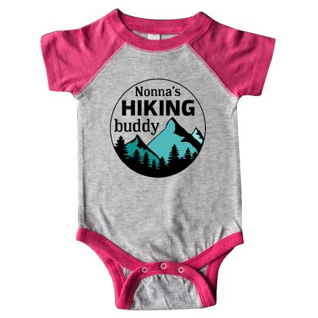 Inktastic Nonna s Hiking Buddy with Mountains and Trees Gift Baby Boy or Baby Girl Bodysuit 
Inktastic Nonna s Hiking Buddy with Mountains and Trees Gift Baby Boy or Baby Girl Bodysuit