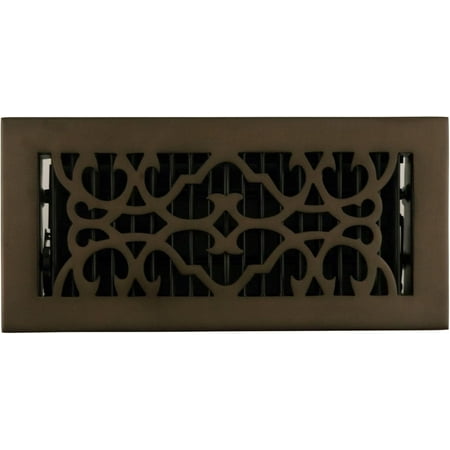SH Naiture 4 X 14 Solid Brass Floor Register Traditional Style Oil Rubbed Bronze Finish
SH Naiture 4 X 14 Solid Brass Floor Register Traditional Style Oil Rubbed Bronze Finish