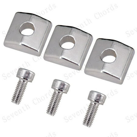 3 Set Electric Guitar Tremolo Locking Nut Block Clamp And Screws for Floyd Rose