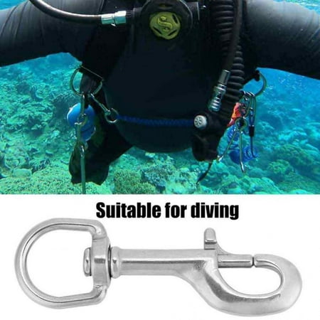 LYUMO 316 Stainless Steel Hook Eye Snap Bolt Kit Diving Accessory