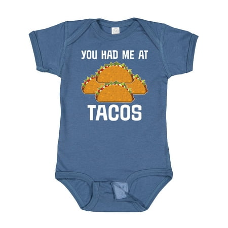 Inktastic You Had Me at Tacos Gift Baby Boy or Baby Girl Bodysuit