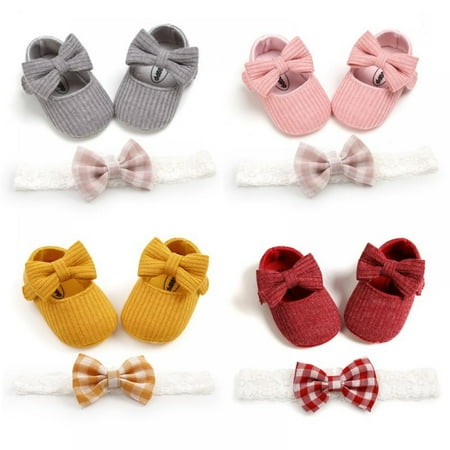 Lovely Baby Girl Anti-Slip Casual Walking Shoes Bow Sneakers Soft Soled First Walking Shoes Headband 2 Set
Lovely Baby Girl Anti-Slip Casual Walking Shoes Bow Sneakers Soft Soled First Walking Shoes Headband 2 Set