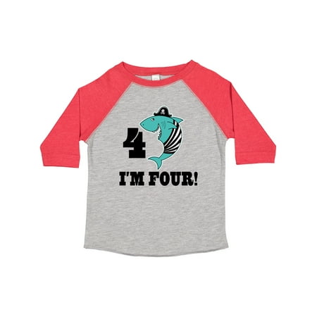 Inktastic 4th Birthday Shark Party 4 Year Old Pirate Gift Toddler Toddler Girl T-Shirt
Inktastic 4th Birthday Shark Party 4 Year Old Pirate Gift Toddler Toddler Girl T-Shirt