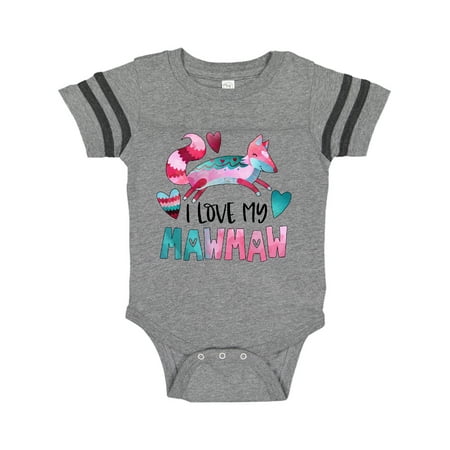 Inktastic I Love My Mawmaw Pink and Blue Fox with Hearts Gift Baby Boy or Baby Girl Bodysuit
Inktastic I Love My Mawmaw Pink and Blue Fox with Hearts Gift Baby Boy or Baby Girl Bodysuit