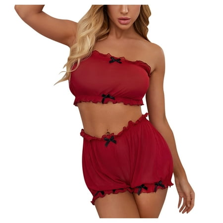 NECHOLOGY Couples Set Of Two Color Pajamas Set Piece Women s Underwear Lace Choker Set for Women Underwear Red Large
NECHOLOGY Couples Set Of Two Color Pajamas Set Piece Women s Underwear Lace Choker Set for Women Underwear Red Large