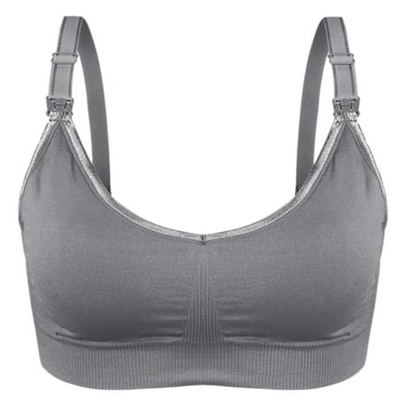 Abcelit Clearance! Women Nursing Bra Maternity Breastfeeding Bras Prevent Sagging for Pregnant Female Underwear Breast Feeding Bras Grey S
Abcelit Clearance! Women Nursing Bra Maternity Breastfeeding Bras Prevent Sagging for Pregnant Female Underwear Breast Feeding Bras Grey S