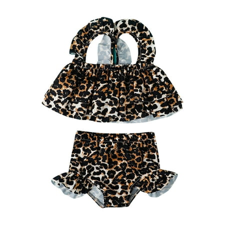Toddler Summer Girls Bowknot Fashion Leopard Printed Ruffles Two Piece Swimwear Swimsuit Bikini For 18-24 Months
Toddler Summer Girls Bowknot Fashion Leopard Printed Ruffles Two Piece Swimwear Swimsuit Bikini For 18-24 Months