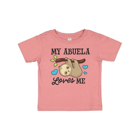 Inktastic My Abuela Loves Me with Sloth and Hearts Gift Baby Boy or Baby Girl T-Shirt
Inktastic My Abuela Loves Me with Sloth and Hearts Gift Baby Boy or Baby Girl T-Shirt