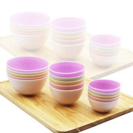 5-Pack Silicone Mixing Bowls Prep and Serve Bowls for Mixing Facial Mask or Holding Ingredient Anti-Drop Odorless Silicone Bowl 
5-Pack Silicone Mixing Bowls Prep and Serve Bowls for Mixing Facial Mask or Holding Ingredient Anti-Drop Odorless Silicone Bowl