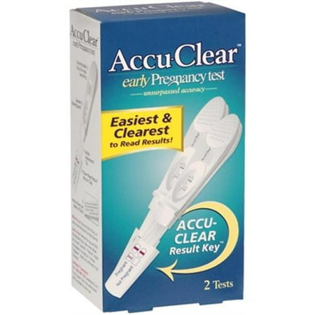 Accu-Clear Early Pregnancy Test Sticks 3 Each (Pack of 2