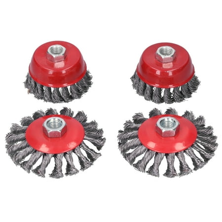 Wire Wheel Drill Bit Wire Brush Wheel Angle Grinder Accessories With Thread Angle Grinder Accessories For Outdoor For Home For Professional
Wire Wheel Drill Bit Wire Brush Wheel Angle Grinder Accessories With Thread Angle Grinder Accessories For Outdoor For Home For Professional