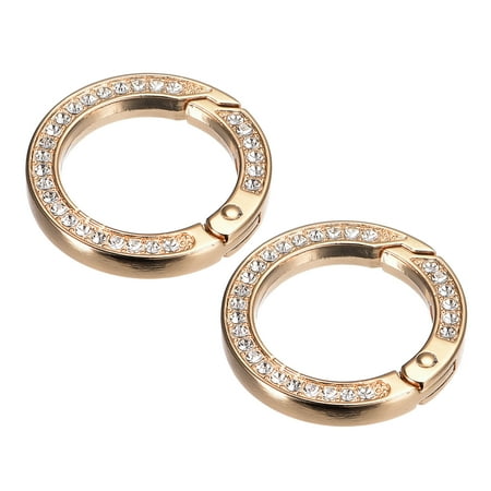 Uxcell Spring O Ring Buckles Clips 2Pack 1.38 Spring Snap Clip Hook for DIY Bag Gold
Uxcell Spring O Ring Buckles Clips 2Pack 1.38 Spring Snap Clip Hook for DIY Bag Gold