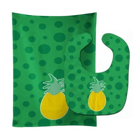 Carolines Treasures BB8817STBU Beach Pineapple Baby Bib and Burp Cloth 11 x 18 multicolor
Carolines Treasures BB8817STBU Beach Pineapple Baby Bib and Burp Cloth 11 x 18 multicolor