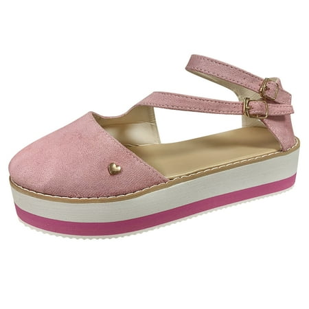 Ladies Fashion Solid Color Flock Wedge Platform Buckle Casual Sandals Barefoot Sandals for Women Stars Nine Sandals for Women Size 7
Ladies Fashion Solid Color Flock Wedge Platform Buckle Casual Sandals Barefoot Sandals for Women Stars Nine Sandals for Women Size 7