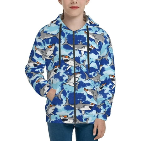 Hoodies for Women Spectacled Great White Shark Long Sleeve Sweatshirt Drawstring Zip Up Hoodie with Pockets Teen Girl Clothes
Hoodies for Women Spectacled Great White Shark Long Sleeve Sweatshirt Drawstring Zip Up Hoodie with Pockets Teen Girl Clothes