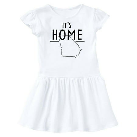 Inktastic Its Home- State of Georgia Outline Gift Toddler Girl Dress