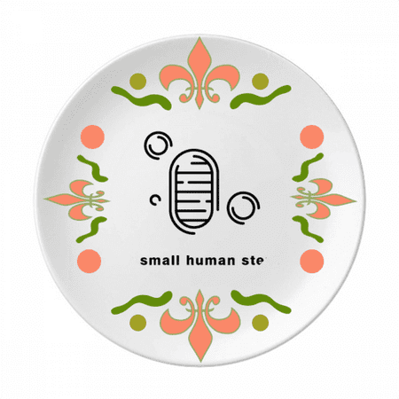 Symbolic Significance Progress Footprints Flower Ceramics Plate Tableware Dinner Dish
Symbolic Significance Progress Footprints Flower Ceramics Plate Tableware Dinner Dish