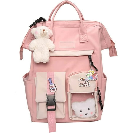 CoCopeaunt Kawaii Backpack with Cute Pin Accessories Plush Pendant Kawaii School Backpack Cute Aesthetic Backpack
CoCopeaunt Kawaii Backpack with Cute Pin Accessories Plush Pendant Kawaii School Backpack Cute Aesthetic Backpack