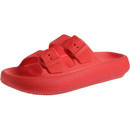 I FAMURAY Women Men Pillow Sandals Thick Sole Adjustable Buckles EVA Cloud Slides Slippers
I FAMURAY Women Men Pillow Sandals Thick Sole Adjustable Buckles EVA Cloud Slides Slippers