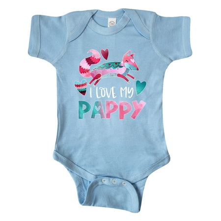 Inktastic I Love My Pappy Pink and Blue Fox with Hearts Gift Baby Boy or Baby Girl Bodysuit
Inktastic I Love My Pappy Pink and Blue Fox with Hearts Gift Baby Boy or Baby Girl Bodysuit