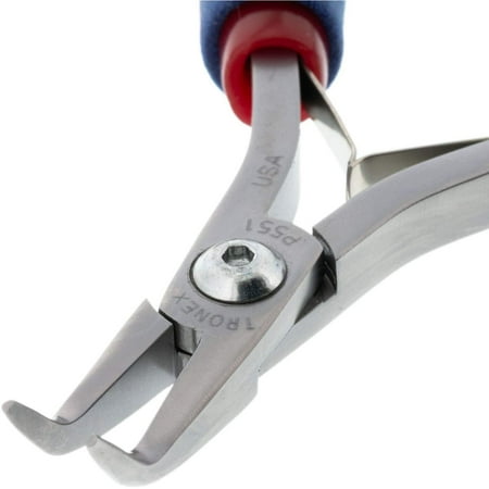 Pliers - YhbSmt Bent Nose - Fine Tips (Long Handle)