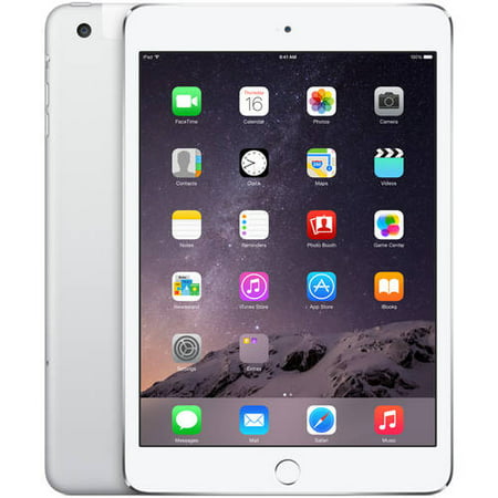 Apple iPad mini 3 128GB + Cellular Silver Reburbished