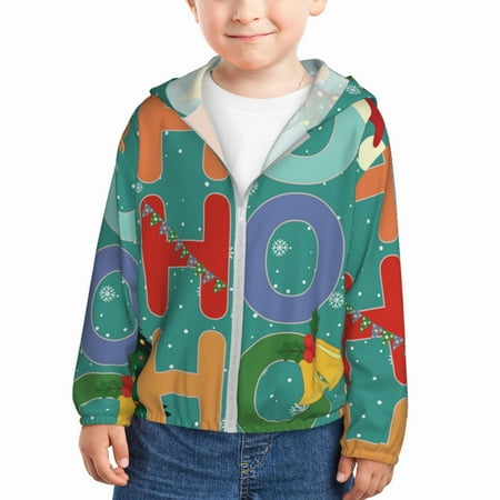 Lukts Ho Ho Ho Print Children s Long-Sleeved Sun Protection Clothing Hooded Sweatshirts for Boys and Girls Outdoor Sports-4 Years
Lukts Ho Ho Ho Print Children s Long-Sleeved Sun Protection Clothing Hooded Sweatshirts for Boys and Girls Outdoor Sports-4 Years