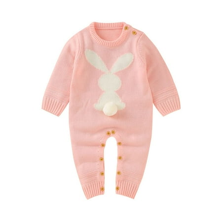 Autumn Winter Cute Bunny Pattern One-Pieces 0-24M Baby Knitted Sweater Rompers Soft Bodysuits Toddler Outfits Clothes
Autumn Winter Cute Bunny Pattern One-Pieces 0-24M Baby Knitted Sweater Rompers Soft Bodysuits Toddler Outfits Clothes