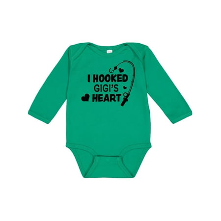 Inktastic I Hooked Gigi s Heart with Fishing Rod Gift Baby Boy or Baby Girl Long Sleeve Bodysuit
Inktastic I Hooked Gigi s Heart with Fishing Rod Gift Baby Boy or Baby Girl Long Sleeve Bodysuit