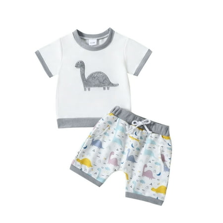 Toddler Boys Girls Short Sleeve Cartoon Dinosaur Embroider T Shirt Pullover Tops Shorts Outfits Baby Boy Set Kids Outfit Girls Blankets Baby Girl Receiving Blanket Outfit for Big Kids Uncle Niece Baby
Toddler Boys Girls Short Sleeve Cartoon Dinosaur Embroider T Shirt Pullover Tops Shorts Outfits Baby Boy Set Kids Outfit Girls Blankets Baby Girl Receiving Blanket Outfit for Big Kids Uncle Niece Baby