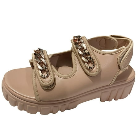 Fashion Women s Casual Shoes Breathable Thick-soled Outdoor Leisure Sandals Pu Beige sandals for Women
Fashion Women s Casual Shoes Breathable Thick-soled Outdoor Leisure Sandals Pu Beige sandals for Women