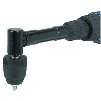 90 Degree Mini Right Angle Head Drill Motor Chuck Attachment Adapter for Drill