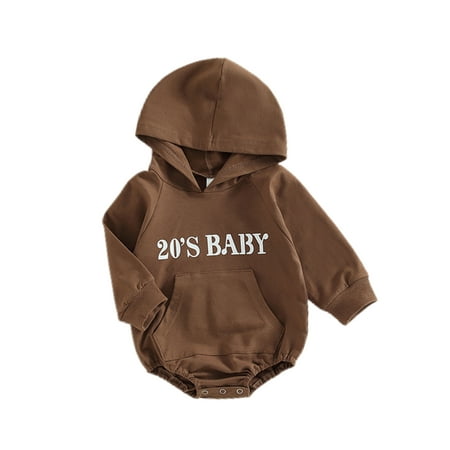 Cindysus Newborn Casual Buttons Playsuit Baby Sweatshirt Romper Long Sleeve Autumn Hooded Neck Loose Bodysuit Dark Brown 100cm
Cindysus Newborn Casual Buttons Playsuit Baby Sweatshirt Romper Long Sleeve Autumn Hooded Neck Loose Bodysuit Dark Brown 100cm