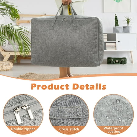 MATHOWAL Clothes Storage Bag Duvet Storage Bags King Size