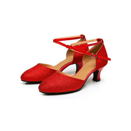 Gomelly Women Dance Shoes Closed Toe Dress Pumps Glitter Dancing Footwear Lightweight Performance Shoe Ladies Womens Heels Sandals Red 4.5
Gomelly Women Dance Shoes Closed Toe Dress Pumps Glitter Dancing Footwear Lightweight Performance Shoe Ladies Womens Heels Sandals Red 4.5